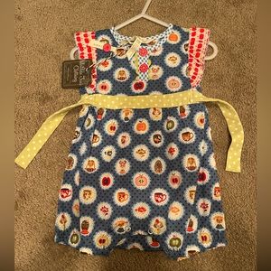 Matilda Jane apple romper nwt 6-12 months